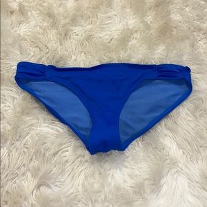 Blue bikini bottoms